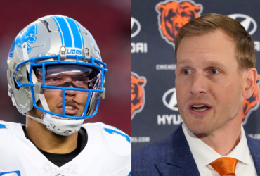 Amon-Ra St. Brown to Ben Johnson, who left Lions for Bears: ‘We’re going to f--- you up’