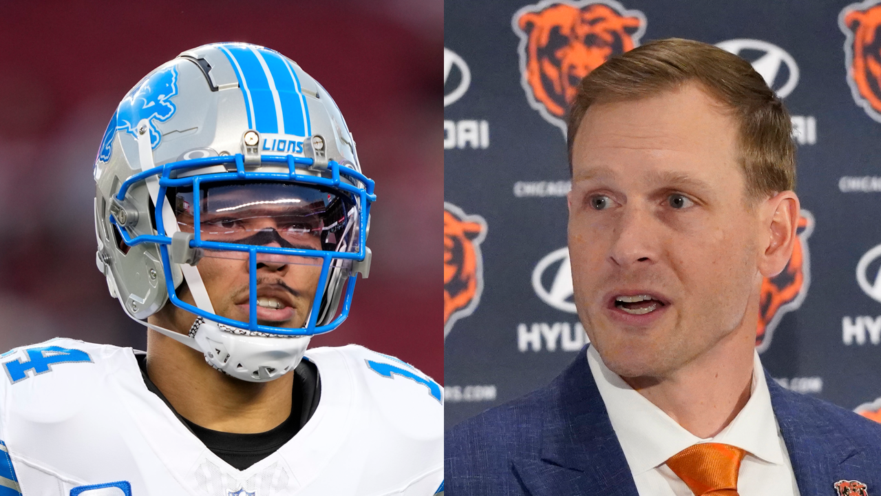 Amon-Ra St. Brown to Ben Johnson, who left Lions for Bears: ‘We’re going to f--- you up’