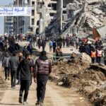 Israeli troops fire on displaced Palestinians hoping to return to homes, killing 2 : NPR