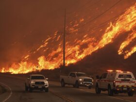 Over 50,000 under evacuation orders or warnings as wildfire imperils homes north of Los Angeles