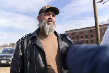 Pardoned Jan. 6 defendants celebrate outside the D.C. jail