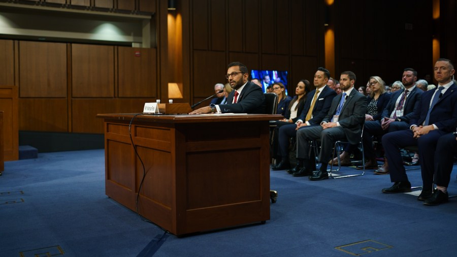 Patel dodges, demurs as Democrats press him on controversial statements