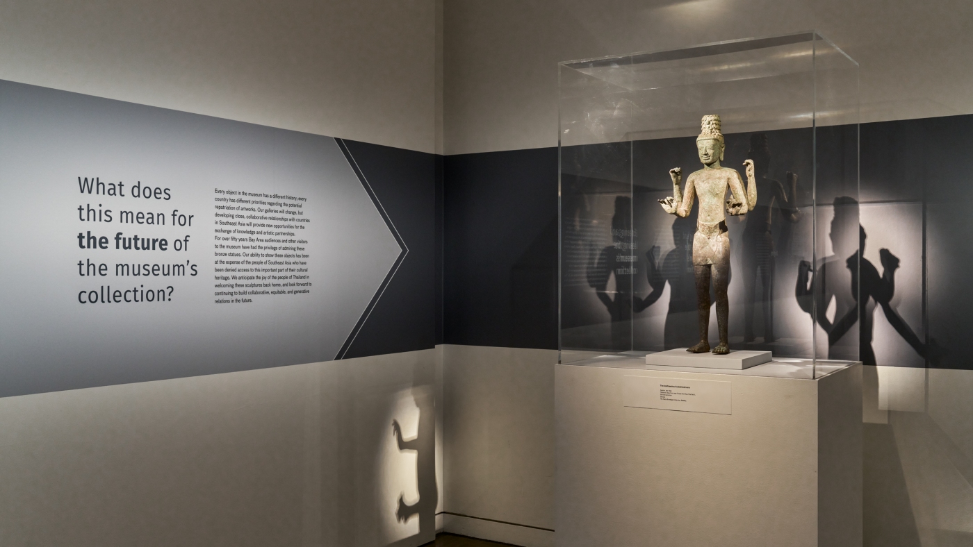 San Francisco museum exposes dark truths about looting to the public : NPR