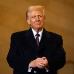 US President Donald Trump waits to speak in Emancipation Hall during inauguration ceremonies at the US Capitol in Washington, DC, on January 20, 2025. (Photo by Greg Nash / POOL / AFP) (Photo by GREG NASH/POOL/AFP via Getty Images)