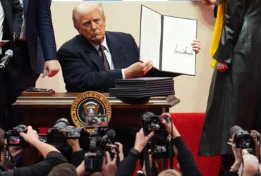 Trump begins slew of executive actions on immigration, economy, other programs