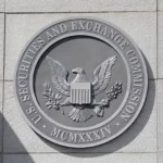 The seal of the U.S. Securities and Exchange Commission (SEC) is seen at their headquarters in Washington, D.C., U.S., May 12, 2021. REUTERS/Andrew Kelly/File Photo