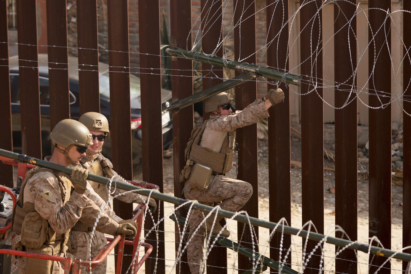 With plans in the works and troops on the way, military assumes familiar role on the border