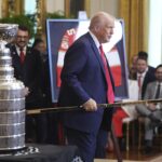 Trump avoids tariff talks during Stanley Cup champion Panthers' visit to White House