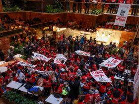 98 protesters arrested at Trump Tower sit-in for detained activist Mahmoud Khalil