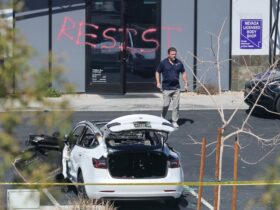 Are Tesla attacks considered domestic terrorism? : NPR