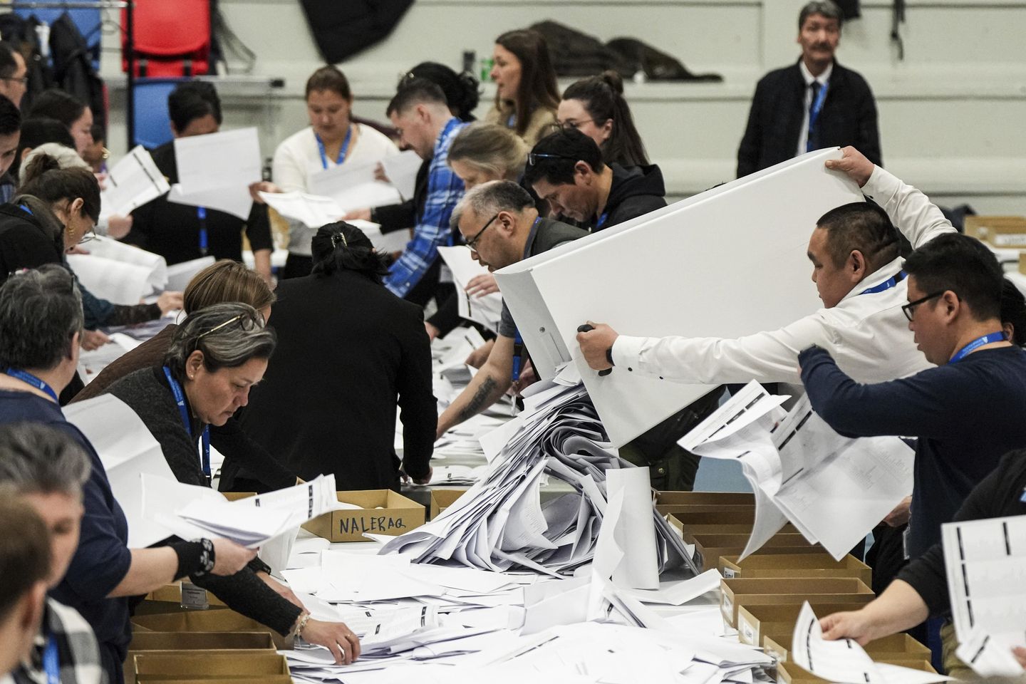 Center-right party wins most votes in Greenland's parliamentary election as Trump seeks control