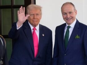 Donald Trump Holds Joint Press Conference with Irish Prime Minister