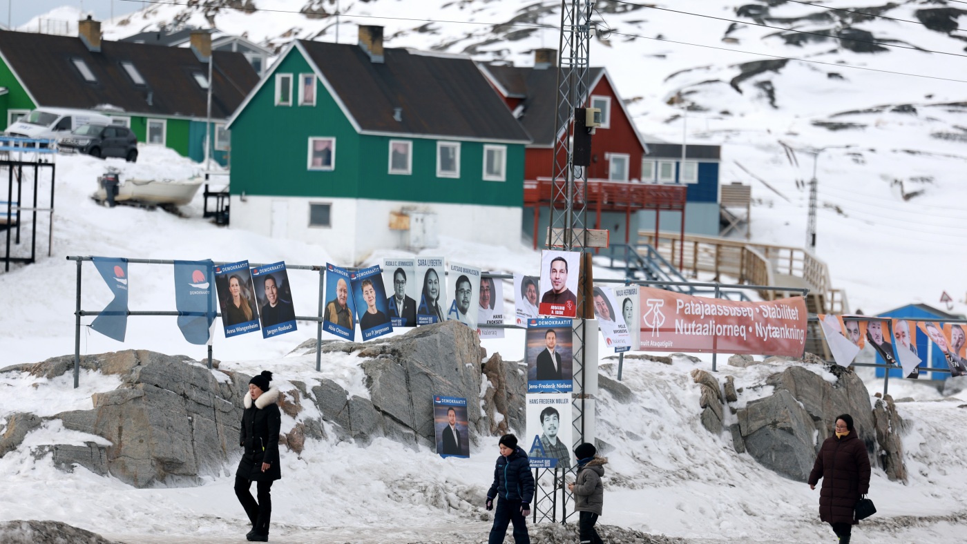 Greenland election is dominated by Trump and independence : NPR