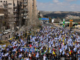 Israelis Take to Streets a Day After Gaza Strikes