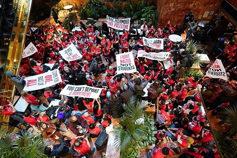 Jewish Pro-Palestine Protesters Flood Trump Tower Over Arrest Of Columbia University’s Mahmoud Khalil – One America News Network