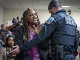 Mother of D.C. man killed in police pursuit erupts over officers' pardons during mayor's briefing