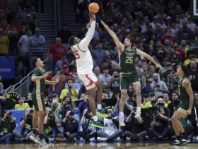 Queen's buzzer-beating fadeaway gives Maryland an NCAA second-round win over Colorado State