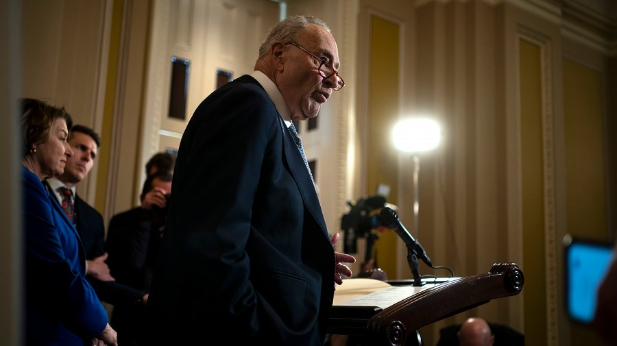 Senate Democrats appear ready to back down in government shutdown fight