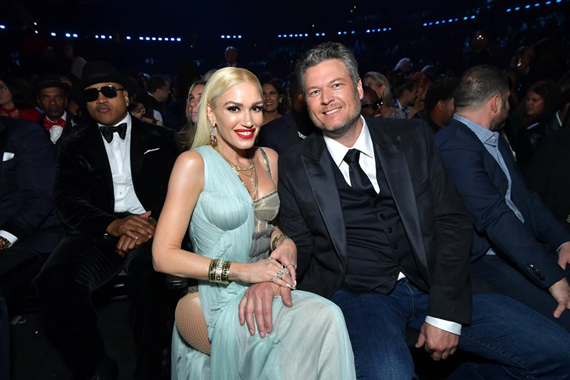 LOS ANGELES, CALIFORNIA - JANUARY 26: Gwen Stefani and Blake Shelton attend the 62nd Annual GRAMMY Awards at STAPLES Center on January 26, 2020 in Los Angeles, California. (Photo by Emma McIntyre/Getty Images for The Recording Academy)