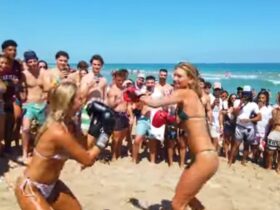 Spring Break Gone Wild! Bikini-Clad Spring Breakers Participate in Illegal Boxing Match - With Crypto Bets (VIDEO) | The Gateway Pundit