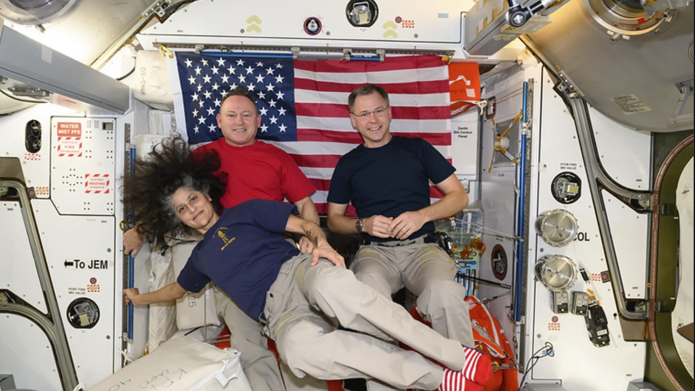 Two astronauts stranded in space are coming back to Earth : NPR