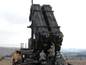 US soldiers work on a Patriot missile system at a Turkish military base in Gaziantep on February 5, 2013. The United States, Germany and the Netherlands committed to send two missile batteries each and up to 400 soldiers to operate them after Ankara asked for help to bolster its air defences against possible missile attack from Syria. AFP PHOTO / BULENT KILIC (Photo credit should read BULENT KILIC/AFP via Getty Images)
