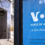 Voice of America staff sue Kari Lake and Trump administration : NPR