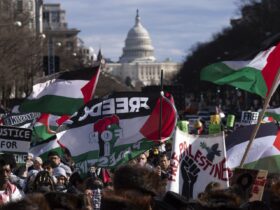 Woman sentenced for vandalizing monument during pro-Hamas rally near Capitol