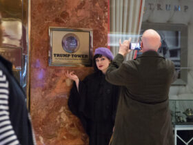 Climate Activists Vandalize Presidential Plaque at Trump Tower