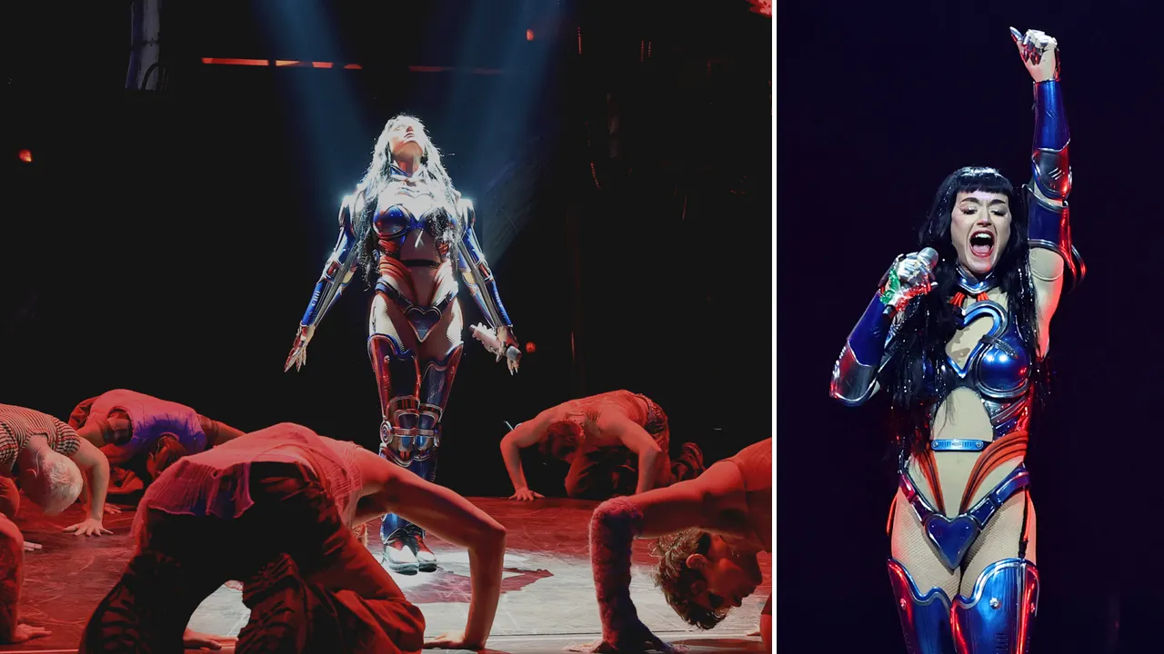 Katy Perry reveals spacesuit tour costume after Blue Origin flight fiasco