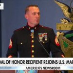 Medal of Honor recipient Dakota Meyer reenlists in Marine Corps