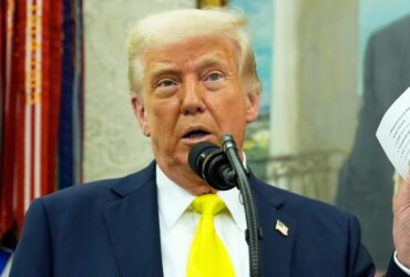 Trump blasts Supreme Court while arguing trials for migrants 'not possible'