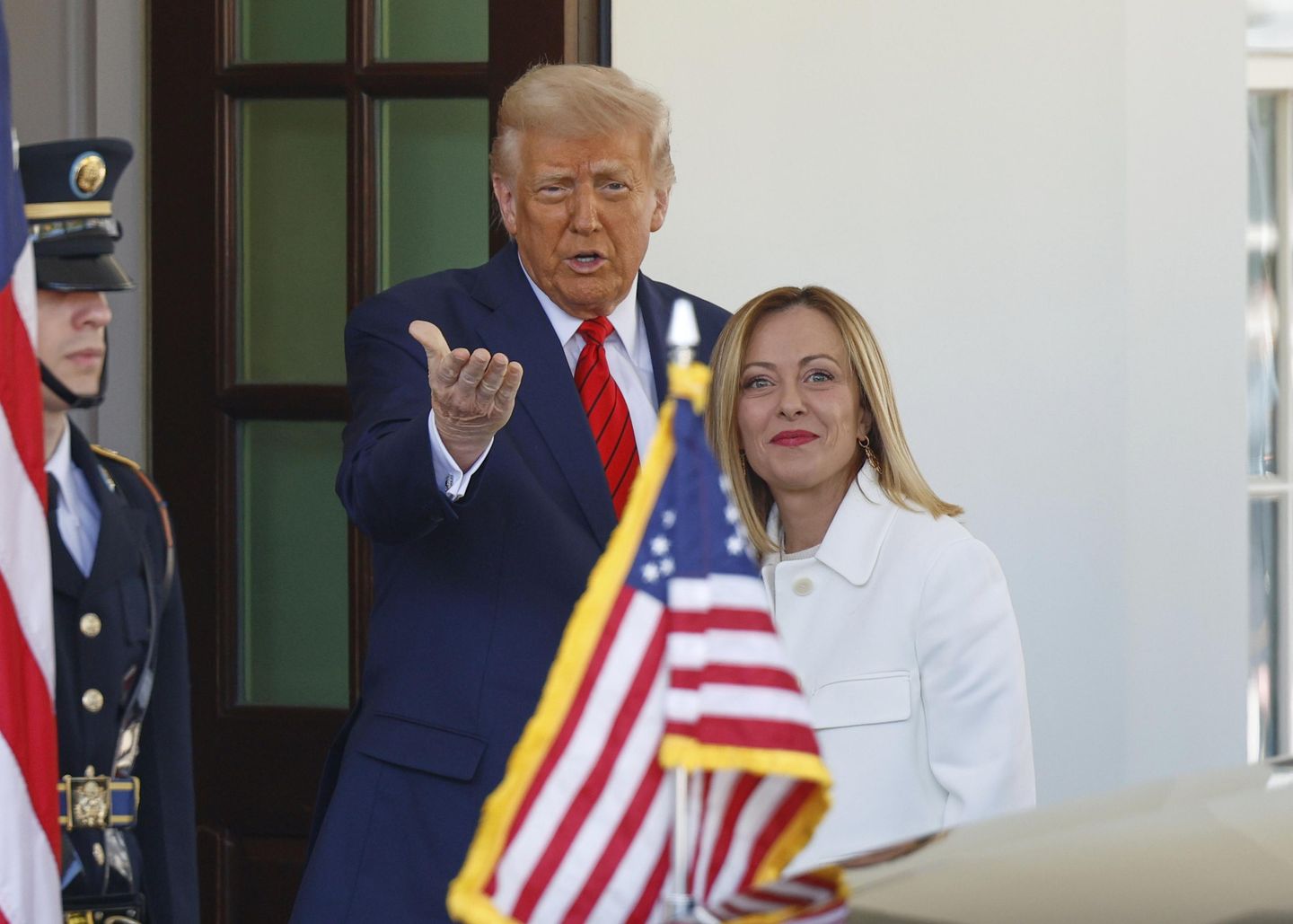 Trump says U.S., China talking over tariffs