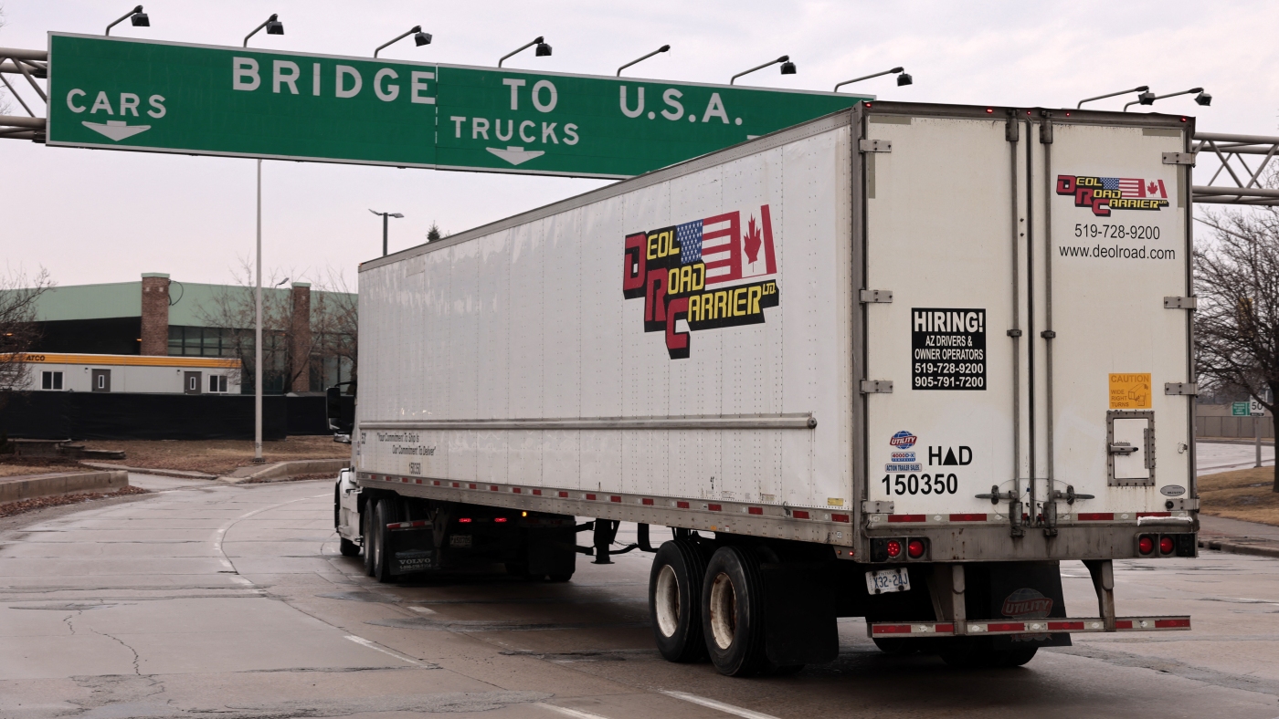 U.S. economy shrinks as Trump's tariffs spark recession fear : NPR