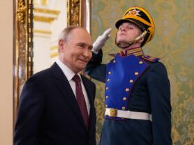 Biden accuses Trump of ‘modern day appeasement’ as Putin prepares for victory parade