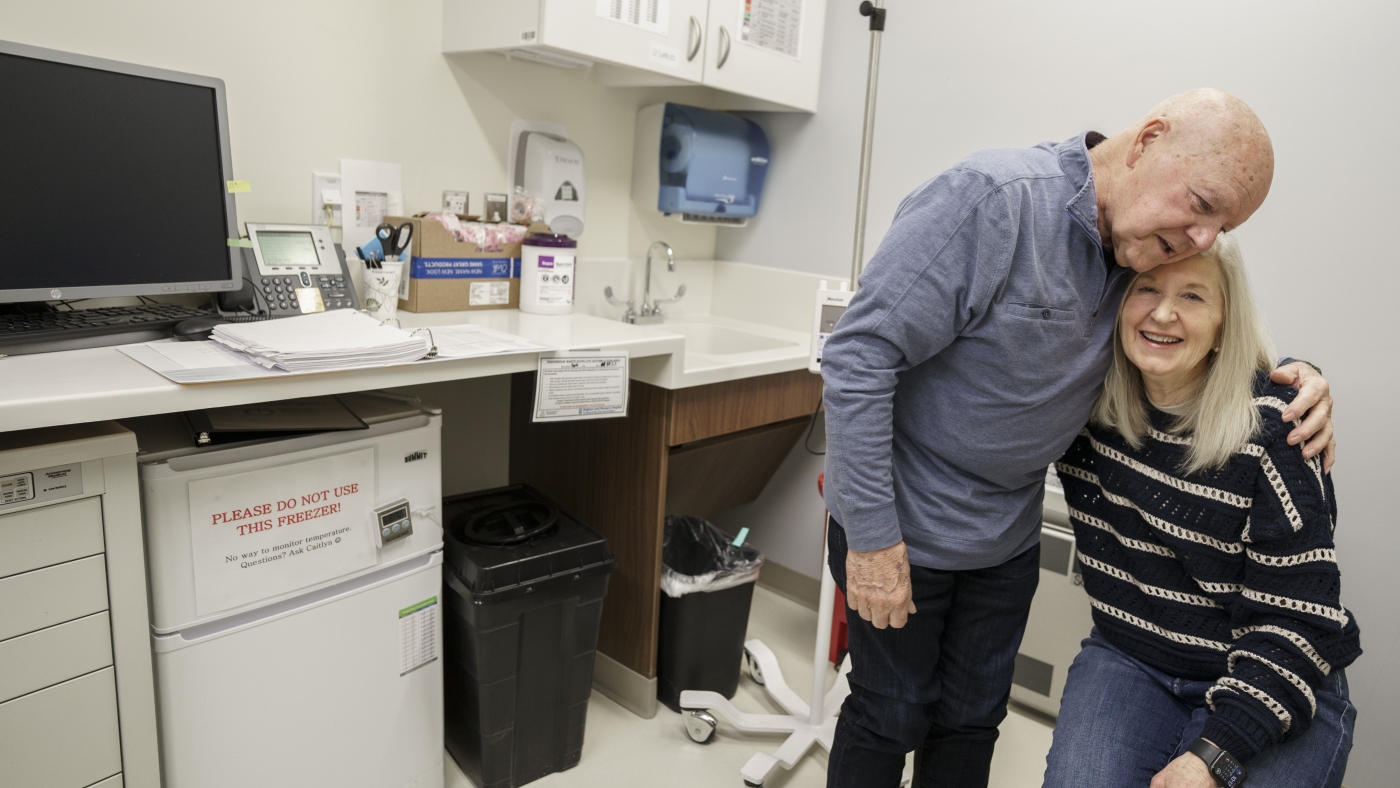 Can this nasal spray slow down Alzheimer's? One couple is helping scientists find out : Shots