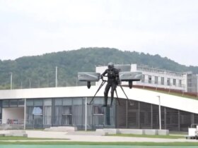 Chinese wearable eVTOL jetpack makes historic first flight