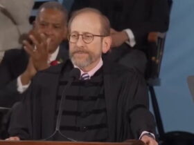 Harvard President receives standing ovation after taking swipe at Trump policy on international students