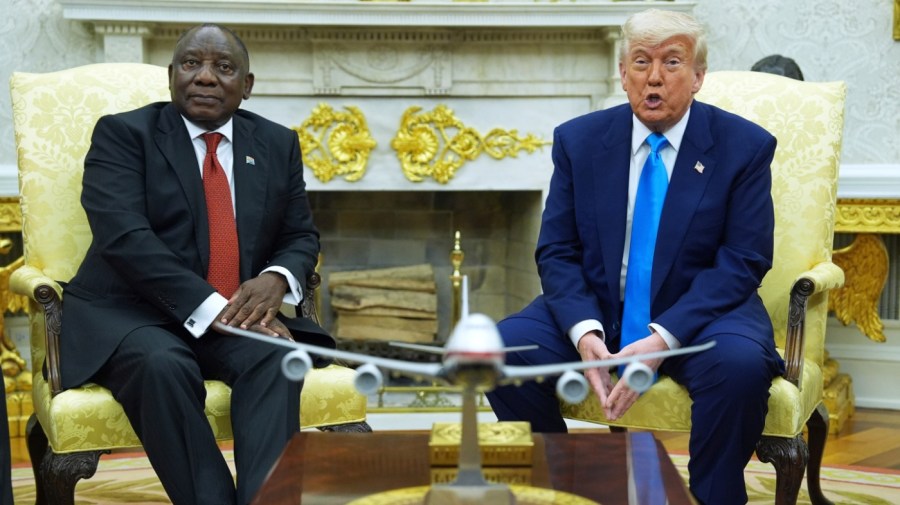Live updates: Trump surprises South African leader with pointed video; conservatives signal movement toward deal