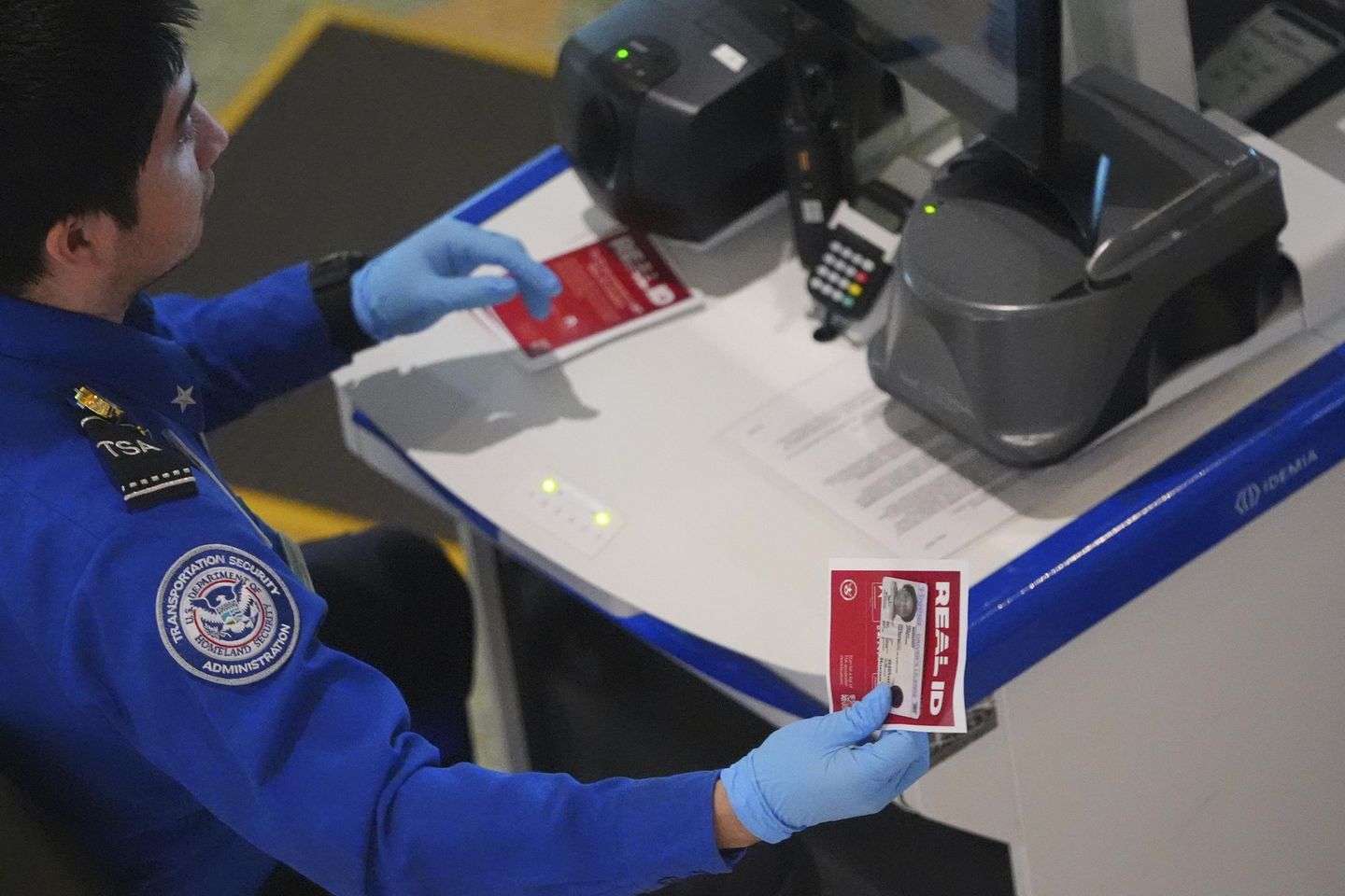 Most airports are operating smoothly on the first day of the REAL ID requirement