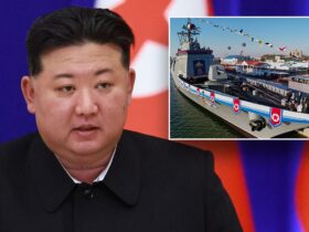 North Korea’s new destroyer damaged in failed launch, drawing Kim Jong Un’s ire