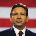Ron DeSantis Holds Election Night Event In Tampa TAMPA, FL - NOVEMBER 08: Florida Gov. Ron DeSantis gives a victory speech after defeating Democratic gubernatorial candidate Rep. Charlie Crist during his election night watch party at the Tampa Convention Center on November 8, 2022 in Tampa, Florida. DeSantis was the projected winner by a double-digit lead. (Photo by Octavio Jones/Getty Images)