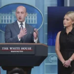 Stephen Miller sticks it to the press during 100-day victory lap