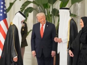 Trump live updates: Trump warns of ‘violent course’ for Iran before heading to UAE for AI talks
