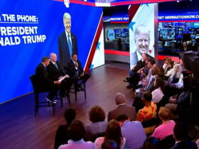 Trump starts talking about Harlem when asked about Harvard