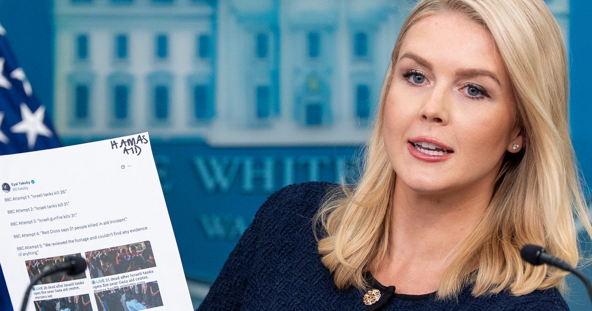 BBC Hits Back At Karoline Leavitt's 'Repeatedly False' Attack On Its Gaza Coverage