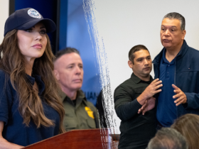 Conservatives drag California senator after he interrupts press conference