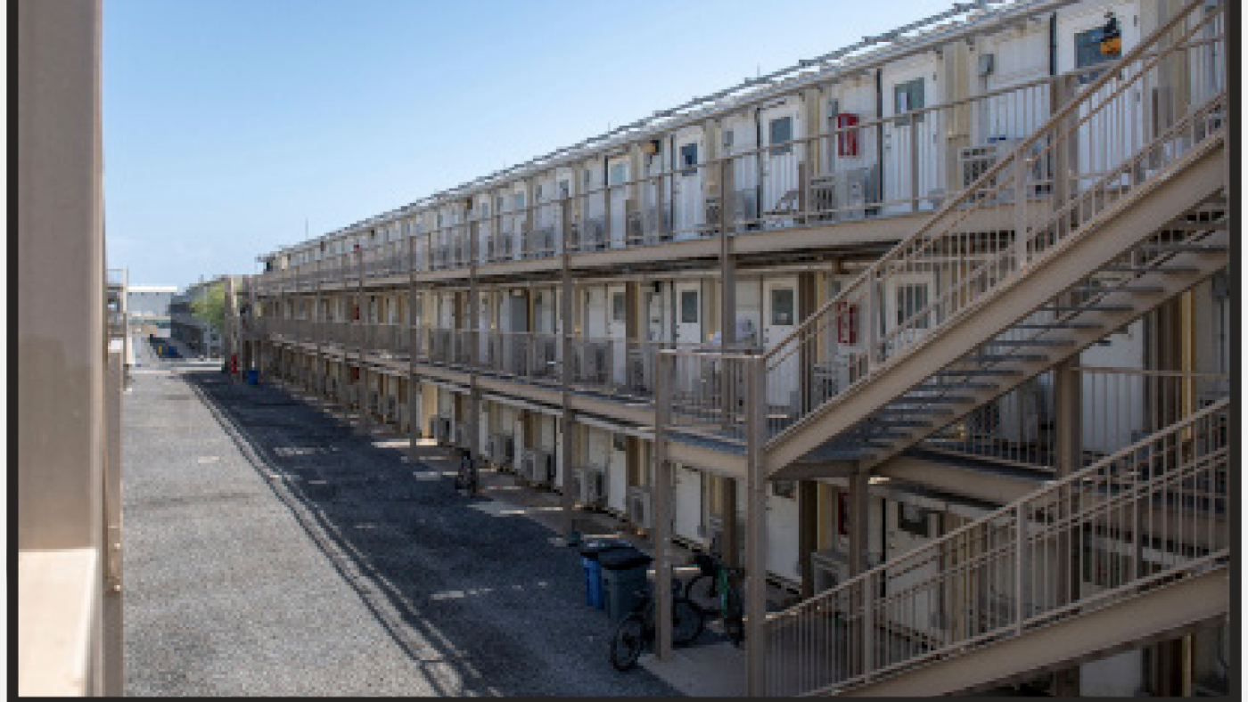 Deportees being held in a converted shipping container in Djibouti, ICE says : NPR