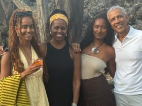 Former President Obama shares rare family photo on daughter Sasha's 24th birthday