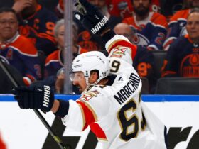 Marchand's double-OT goal gives Panthers win over Oilers in Game 2